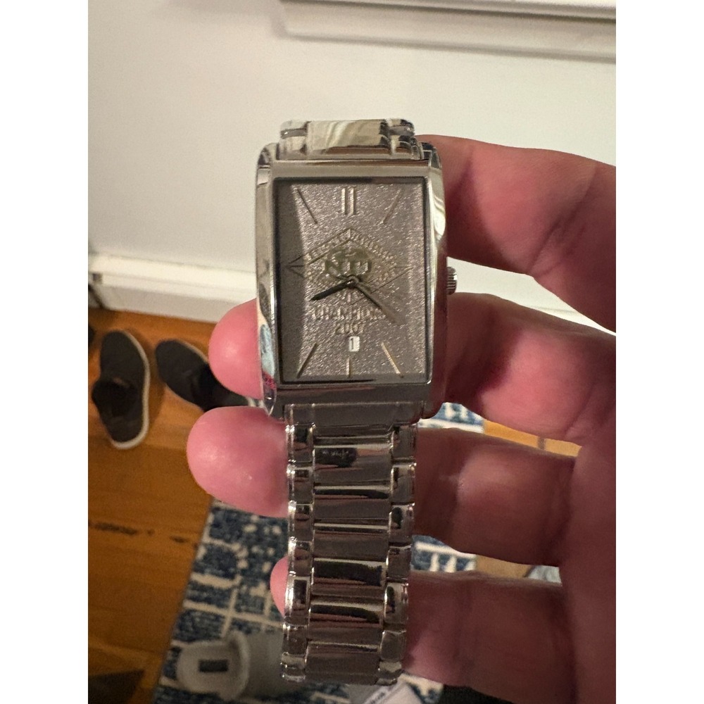 Mens Fossil 2007 NIT National Invitation Tournament Champion Watch WVU